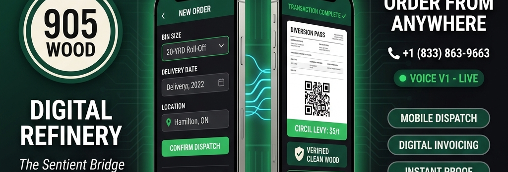 905WOOD Digital Refinery - Remote Mobile Digital Transactions - Order From Anywhere - Mobile Dispatch, Digital Invoicing, Instant Proof - Call 1-833-863-9663