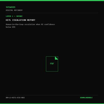 HITL Escalation Report - 905WOOD Digital Refinery Document
