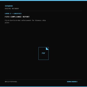 FIFO Compliance Report - 905WOOD Digital Refinery Document