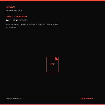 TCLP Test Report - 905WOOD Digital Refinery Document