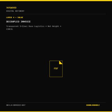 Decoupled Invoice - 905WOOD Digital Refinery Document